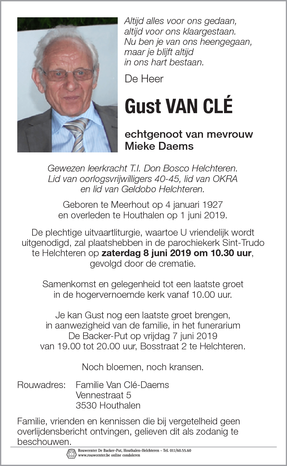 Gust Van Clé