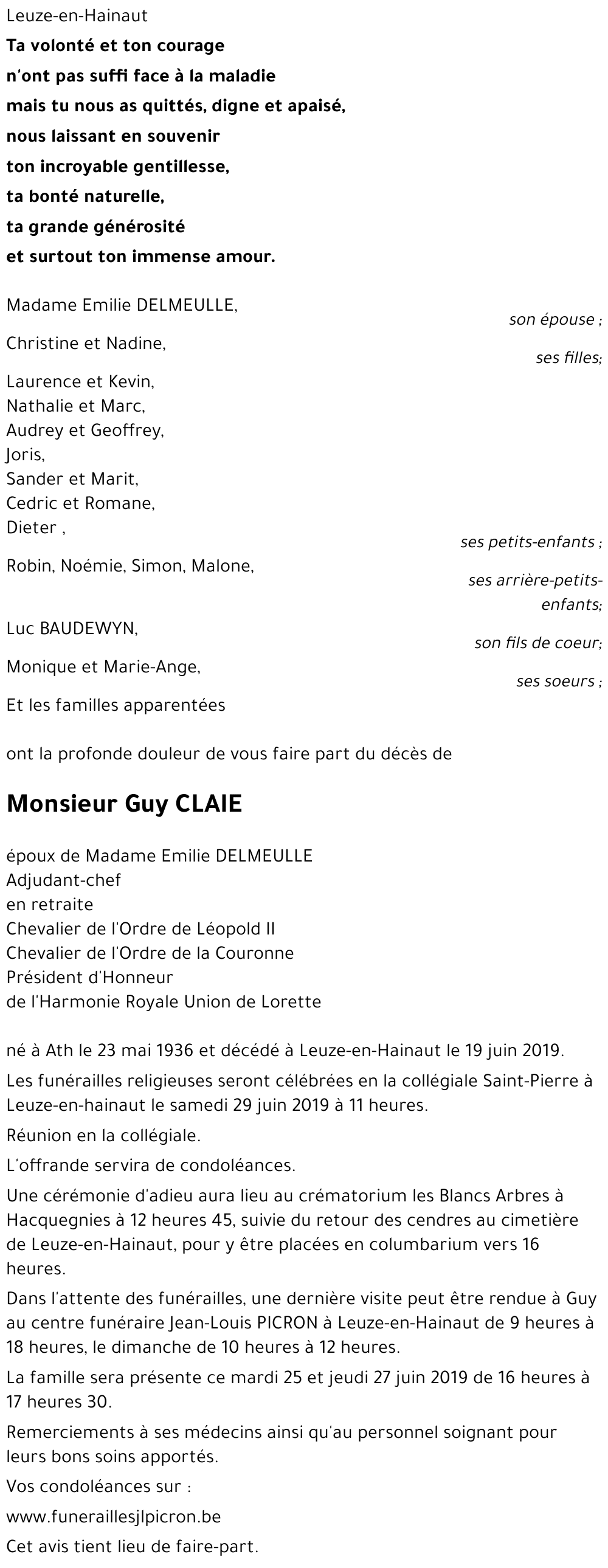Guy CLAIE