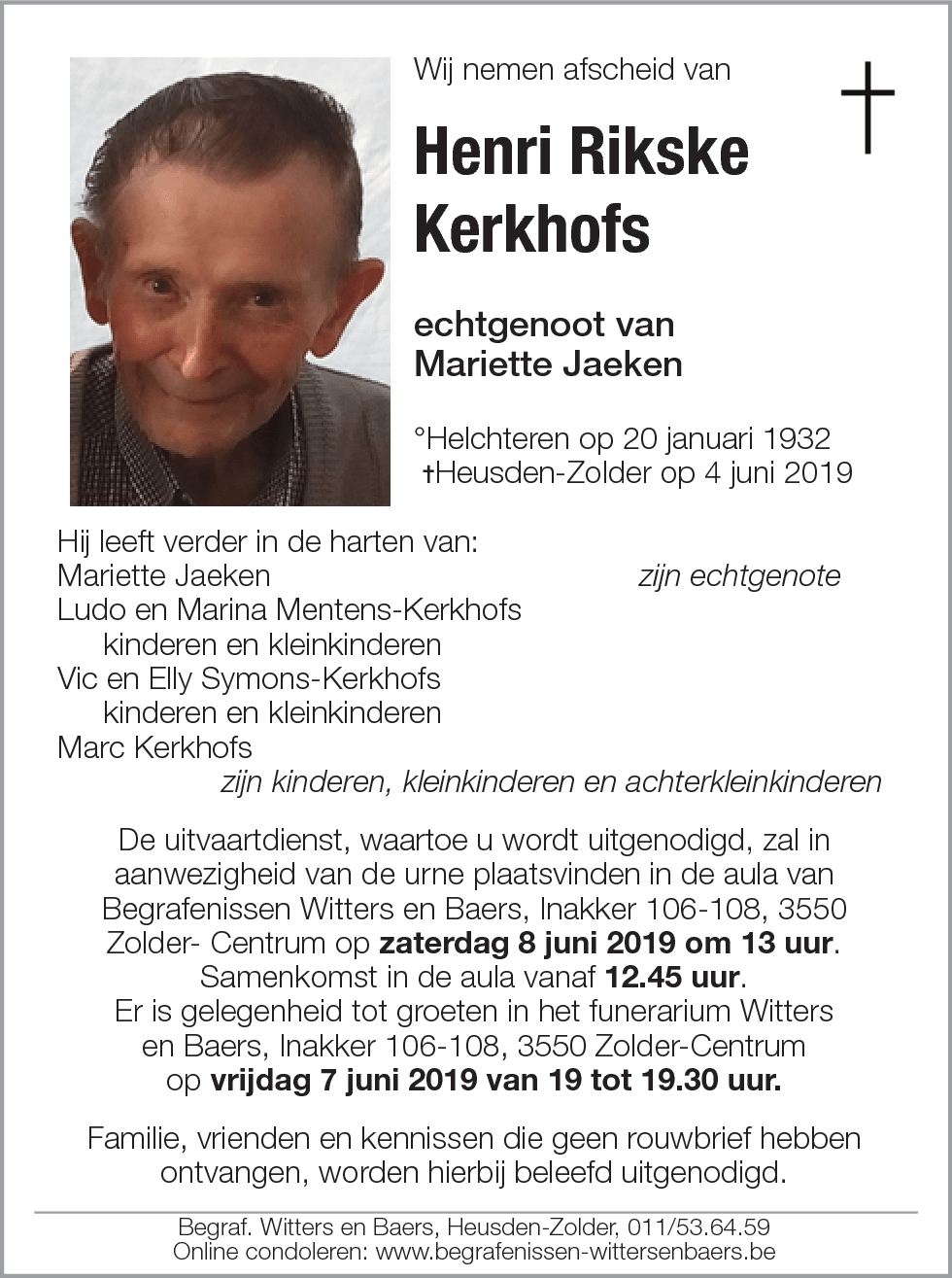 Henri Kerkhofs
