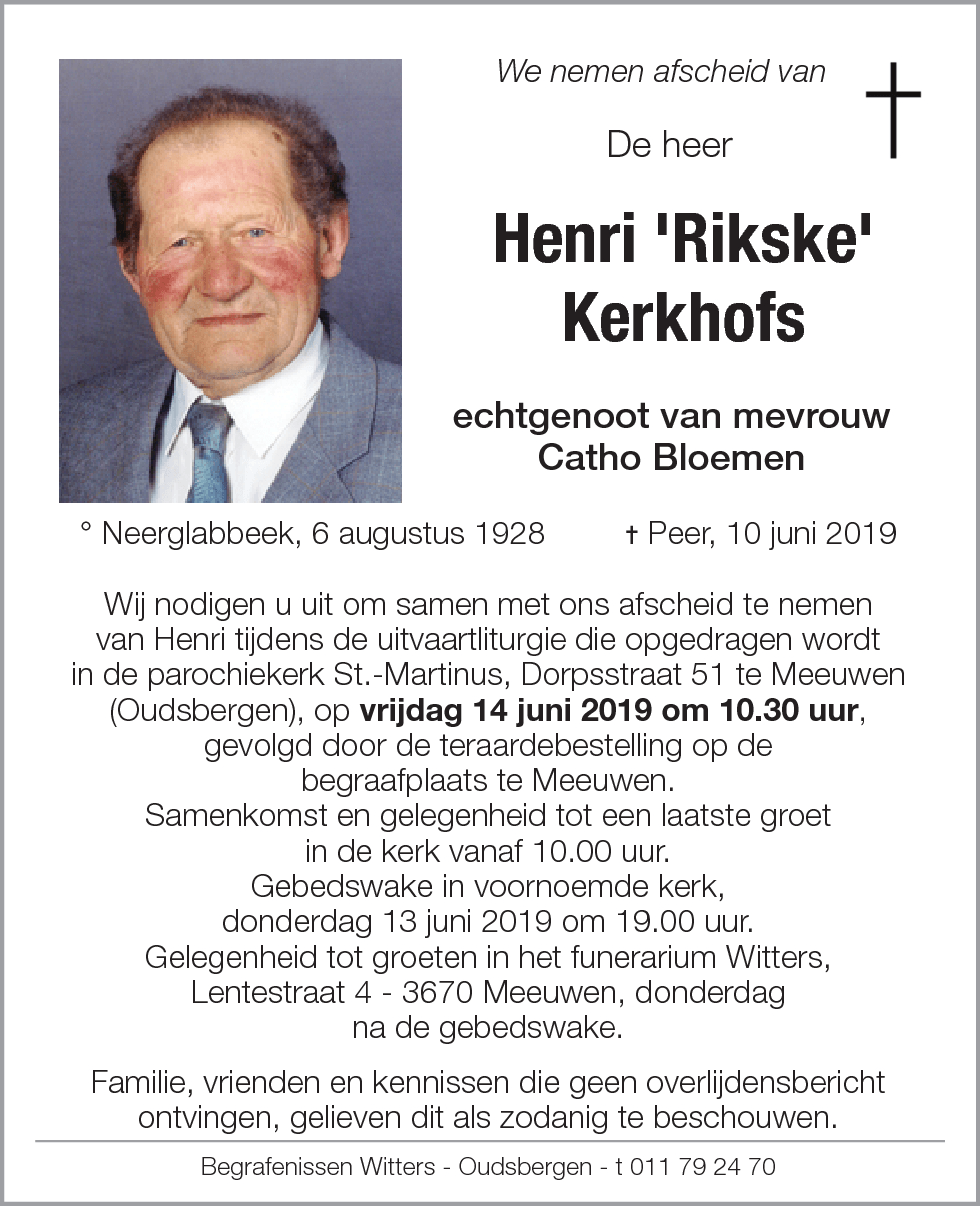 Henri 'Rikske' Kerkhofs