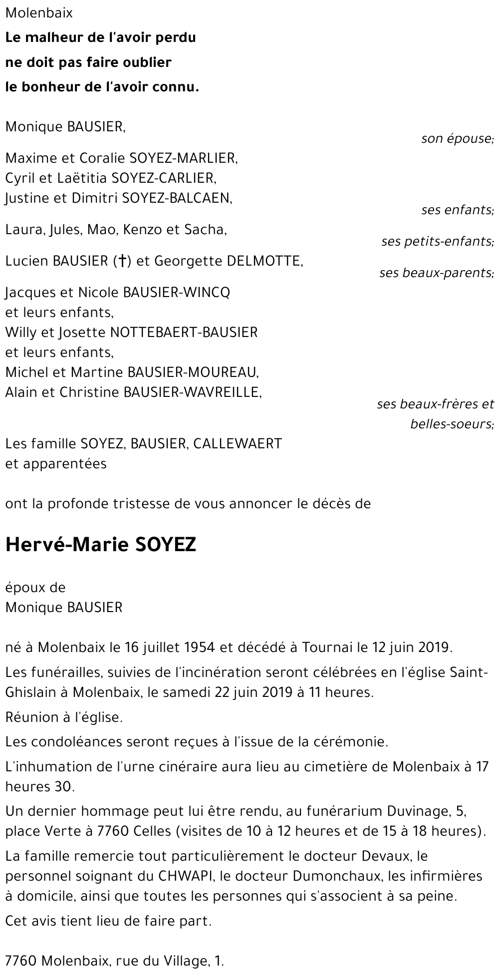 Hervé-Marie SOYEZ