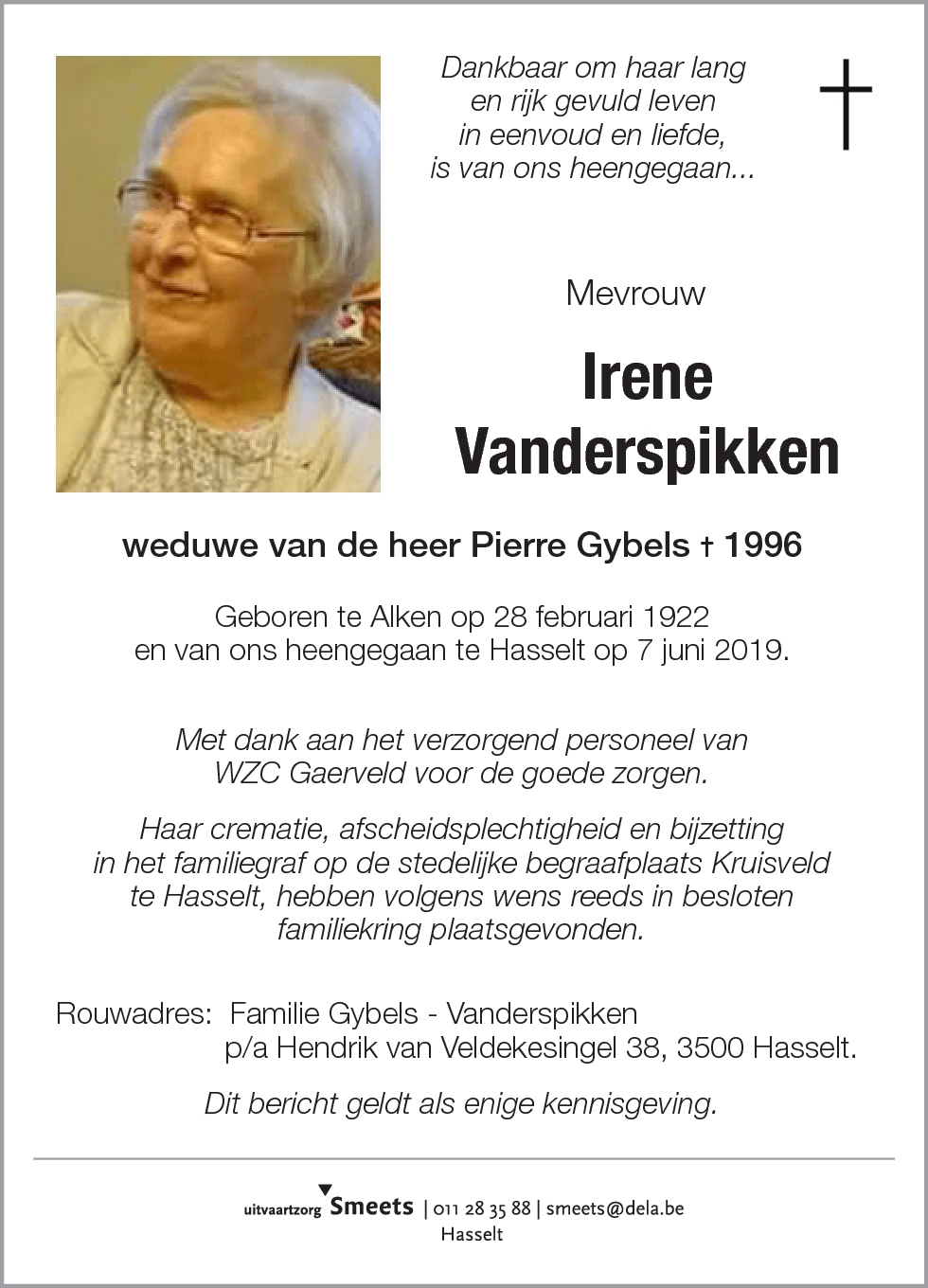 Irene Vanderspikken