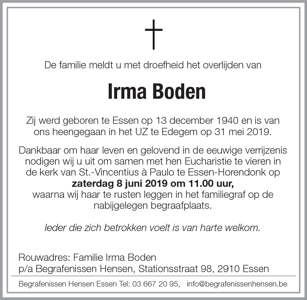 Irma Boden