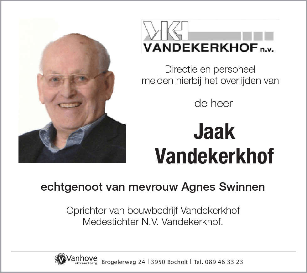 Jaak Vandekerkhof