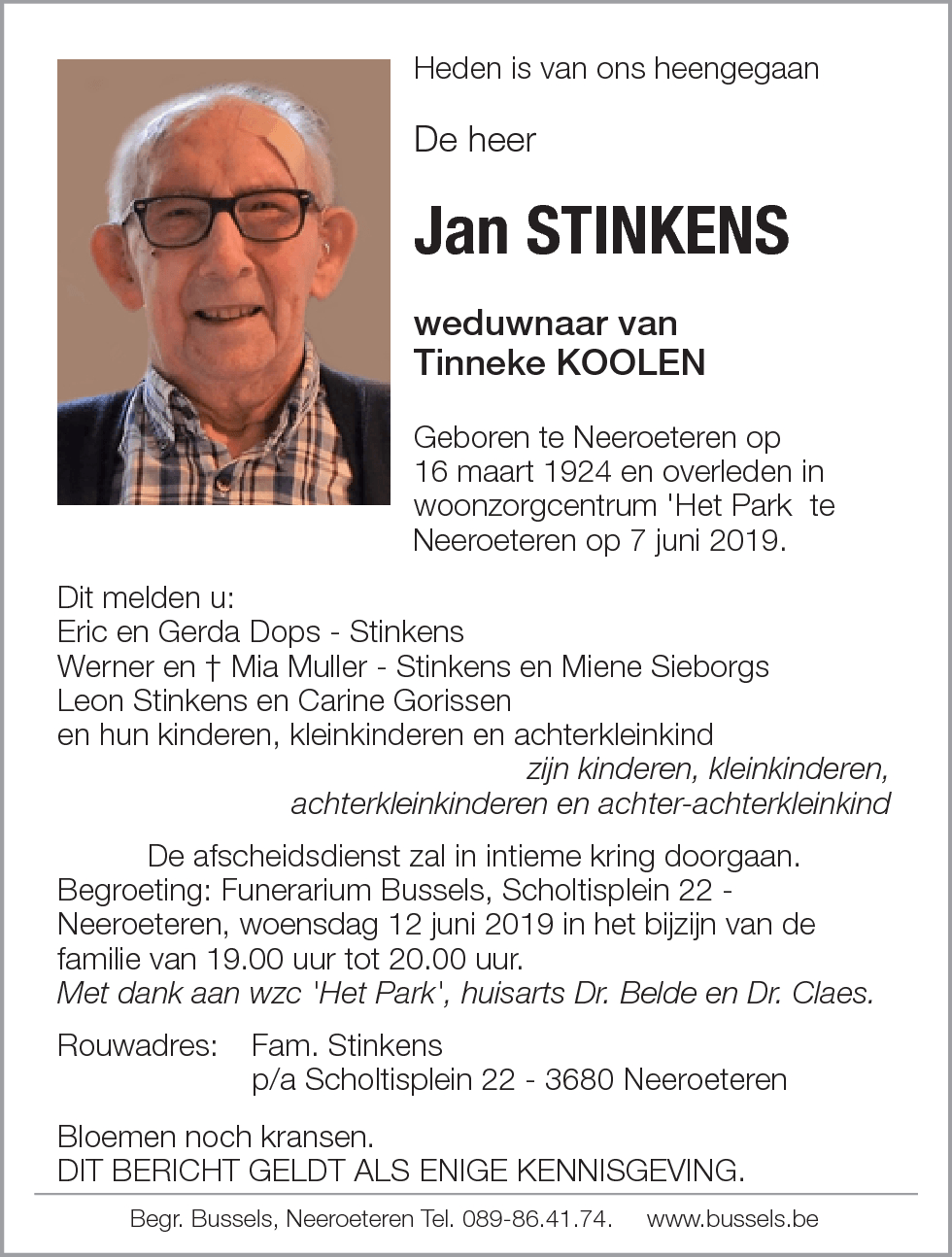 Jan STINKENS