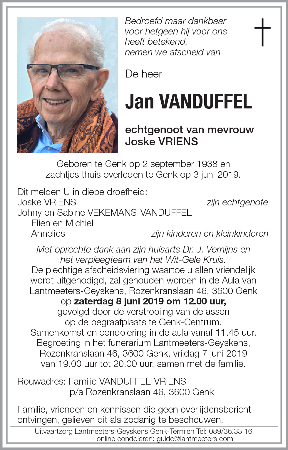 Jan VANDUFFEL