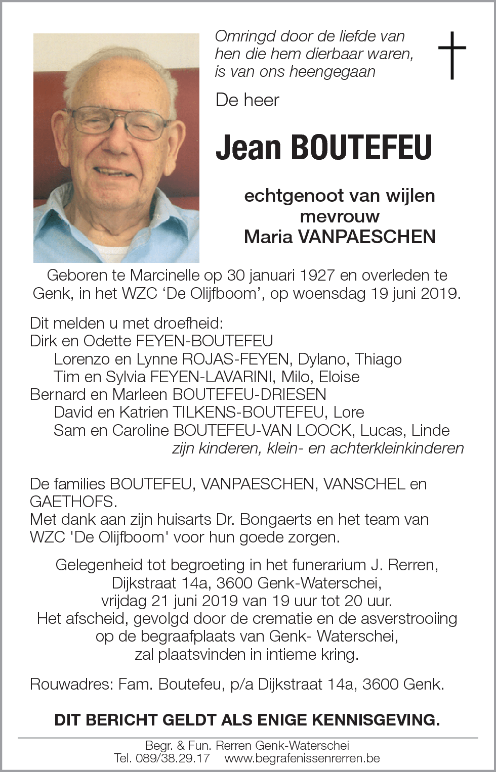 Jean BOUTEFEU