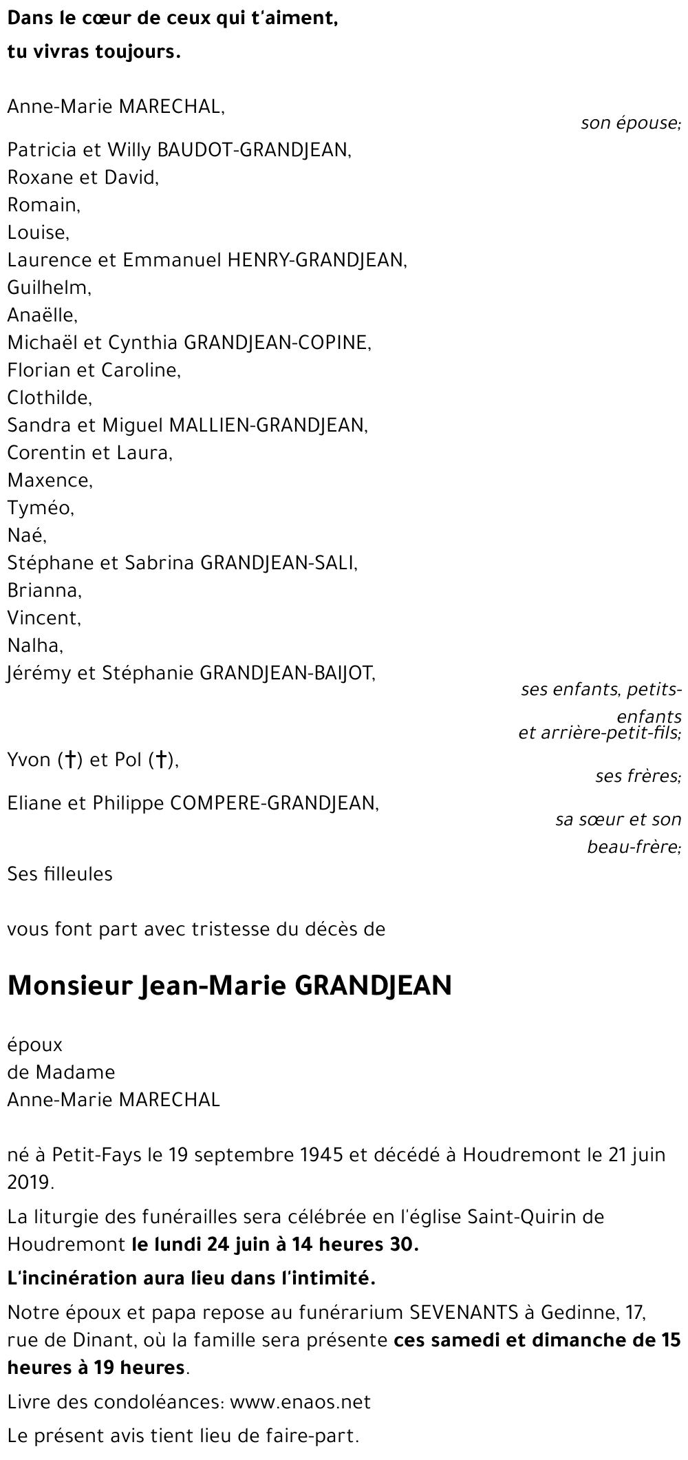 Jean-Marie GRANDJEAN