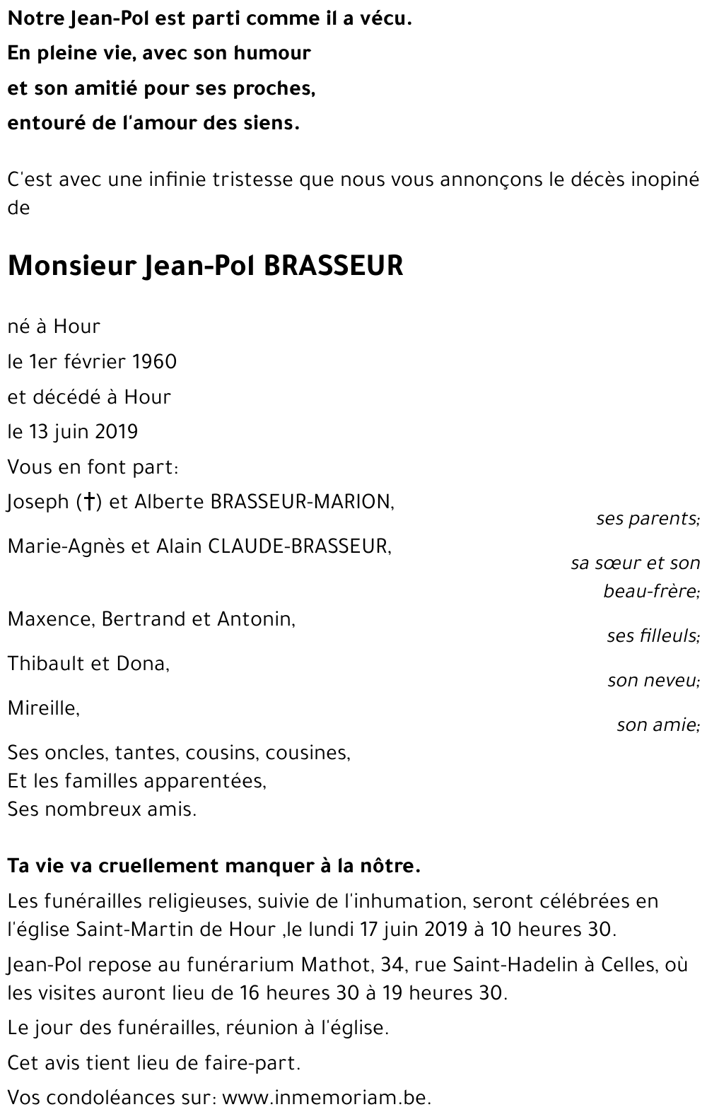 Jean-pol BRASSEUR