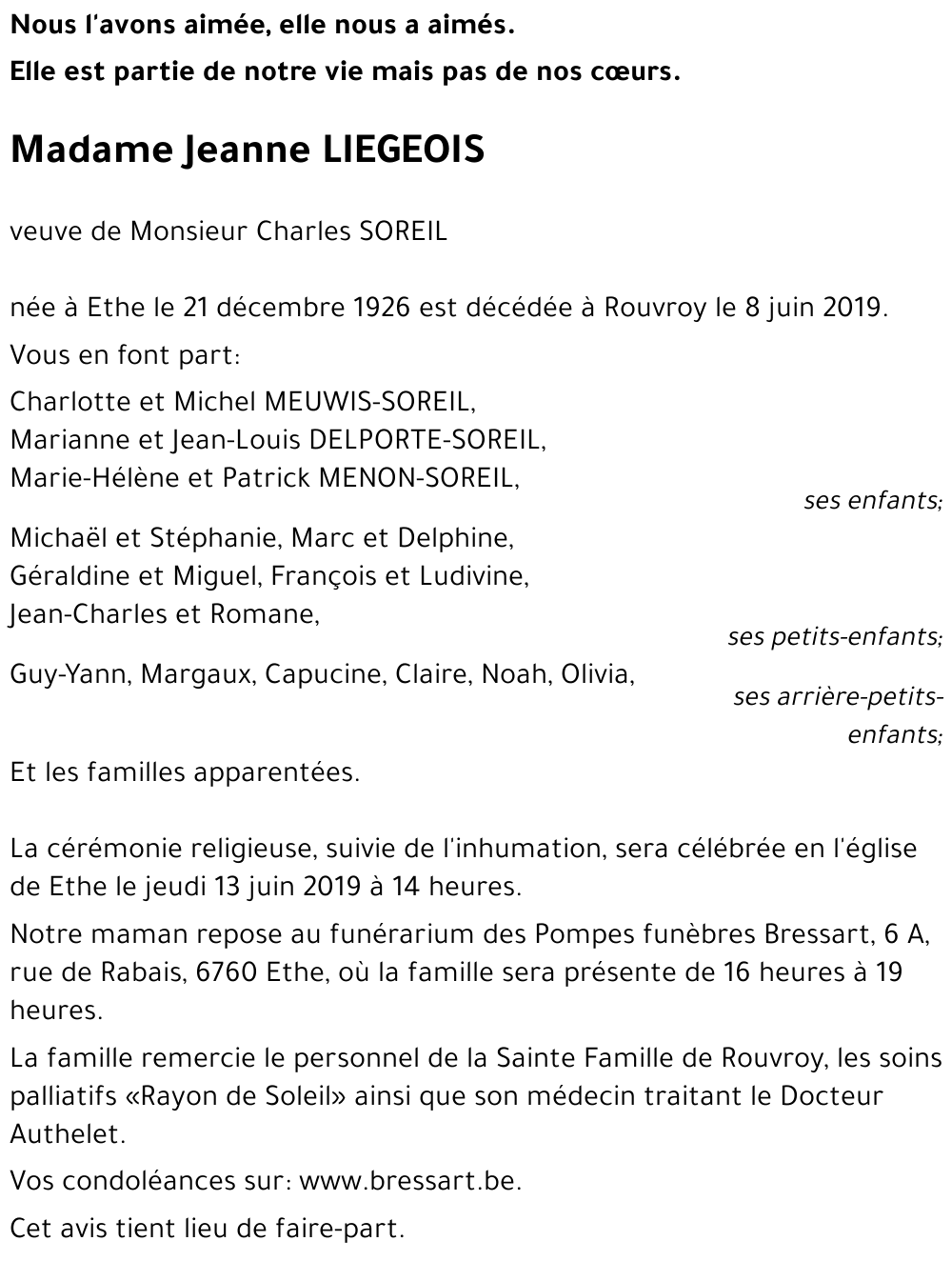 Jeanne LIEGEOIS 