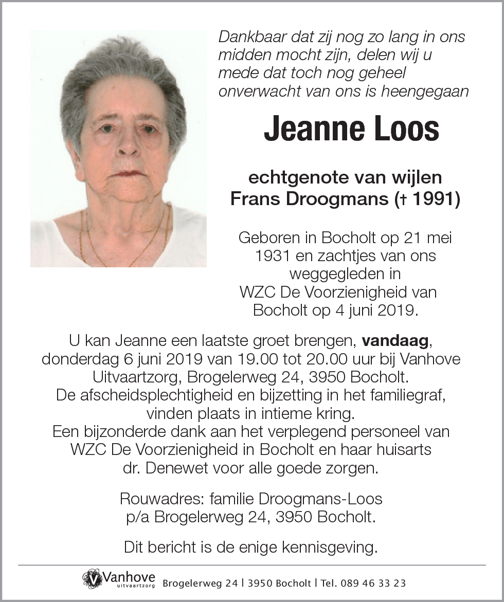 Jeanne Loos
