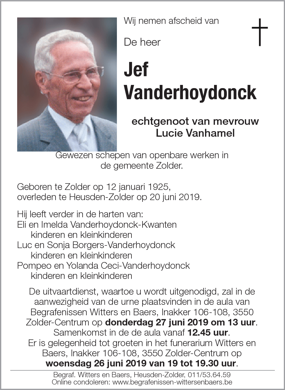 Jef Vanderhoydonck