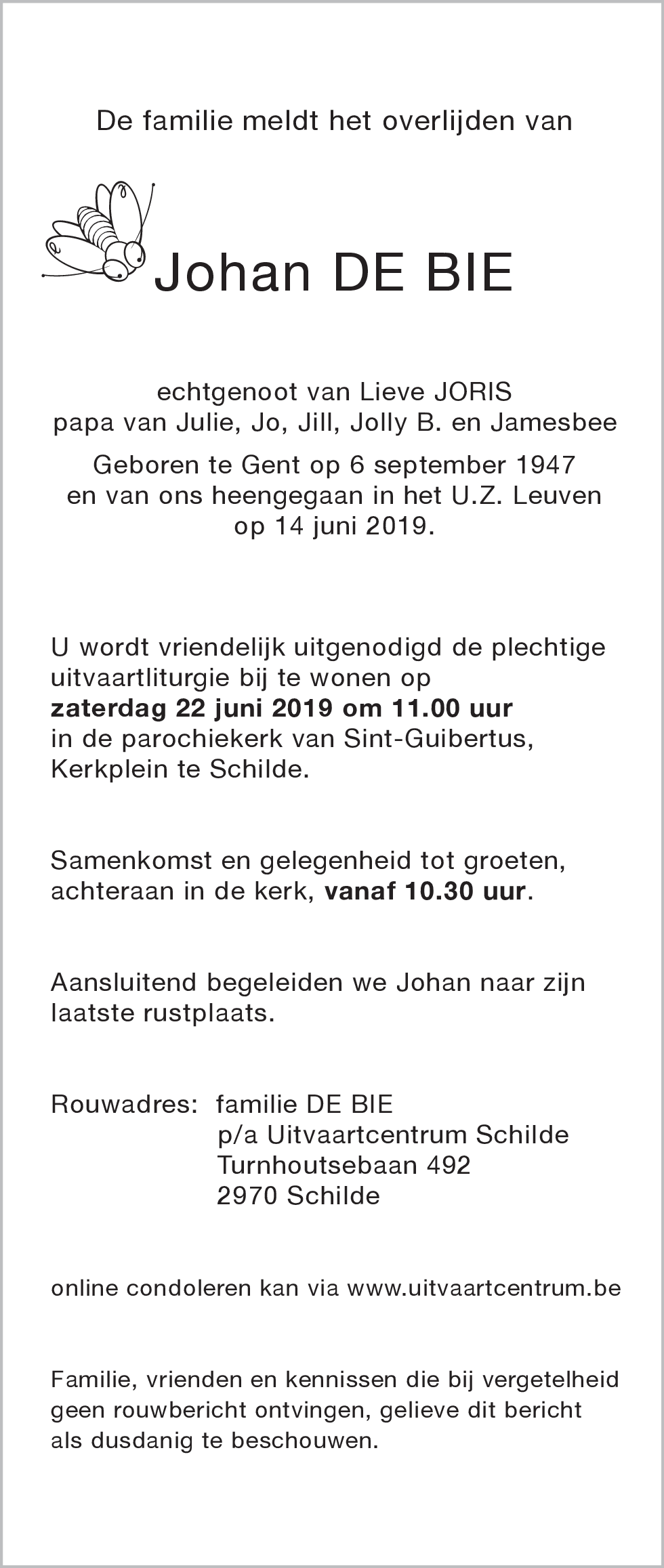 Johan De Bie