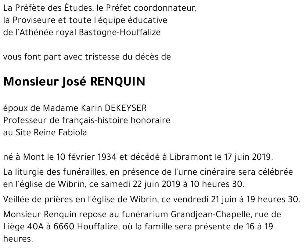 José RENQUIN