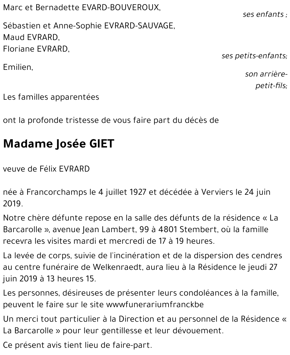Josée GIET