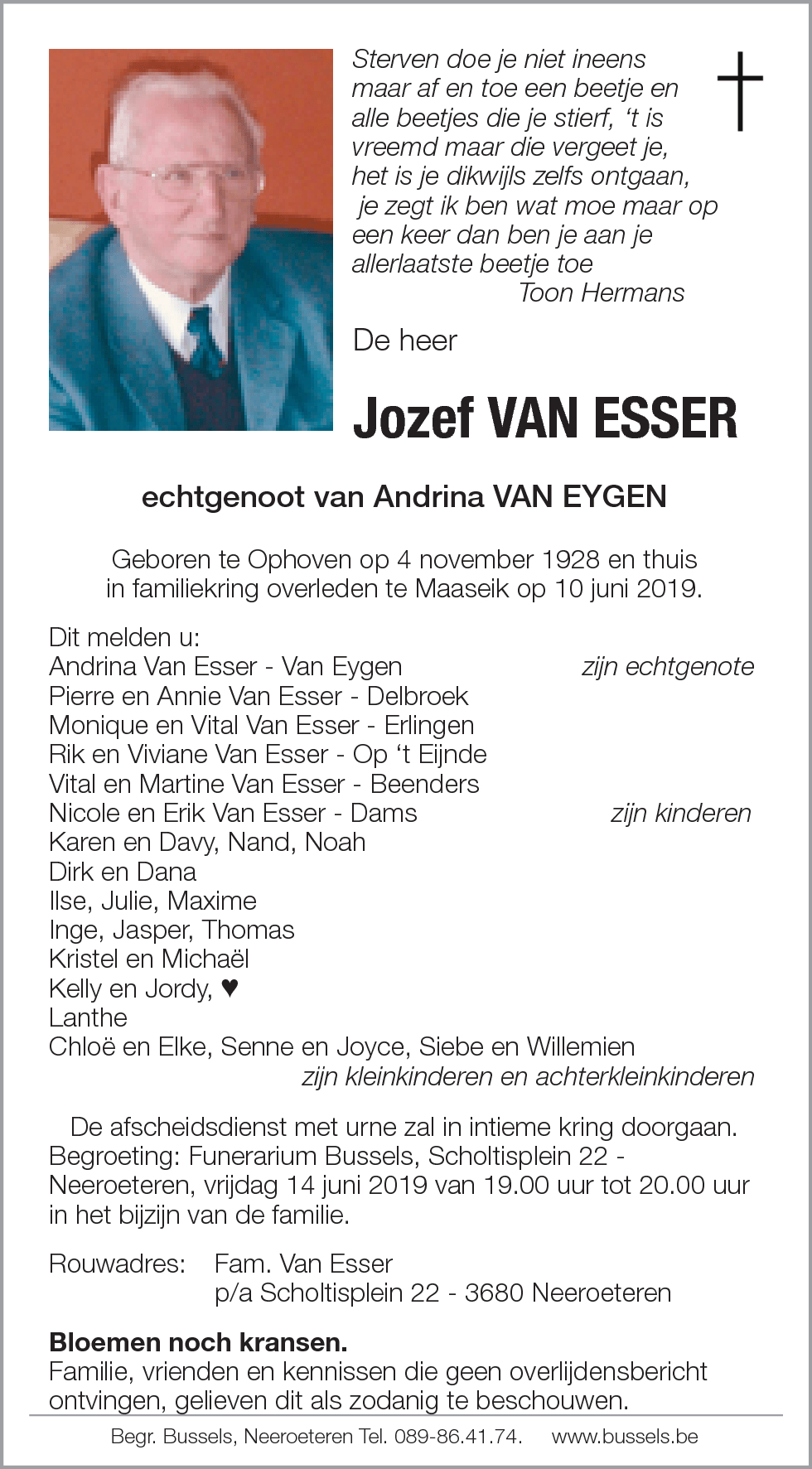 Jozef VAN ESSER