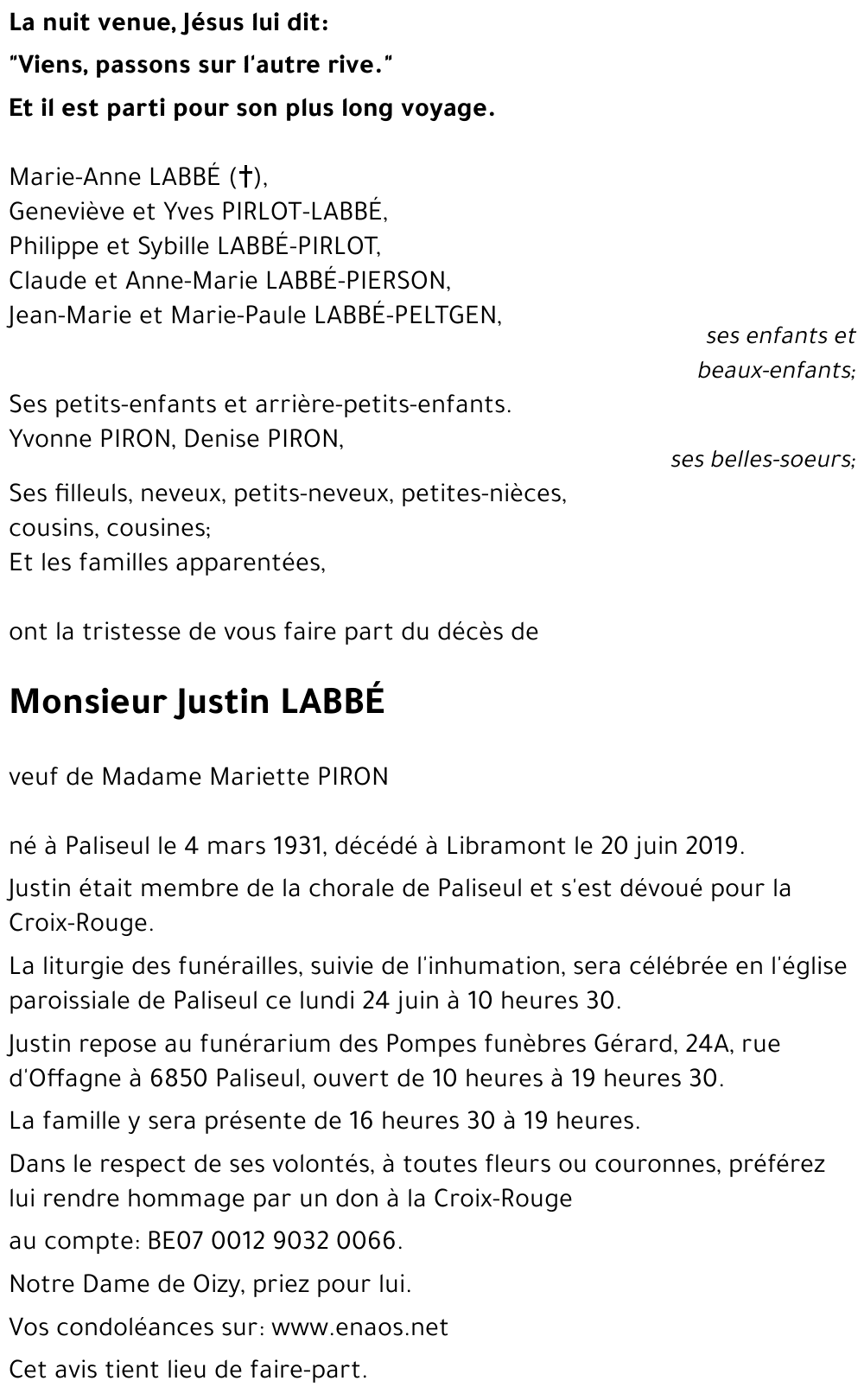 Justin LABBÉ