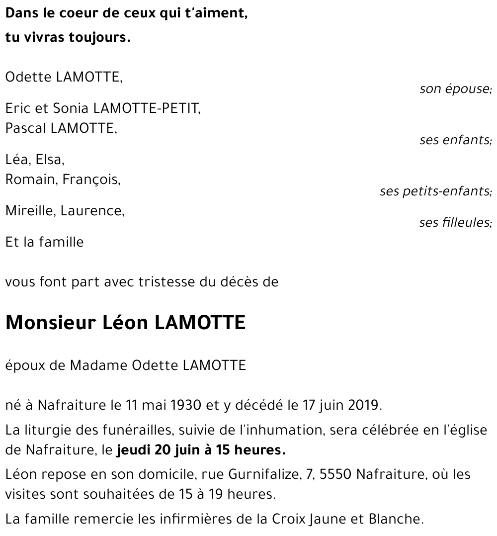 Léon LAMOTTE