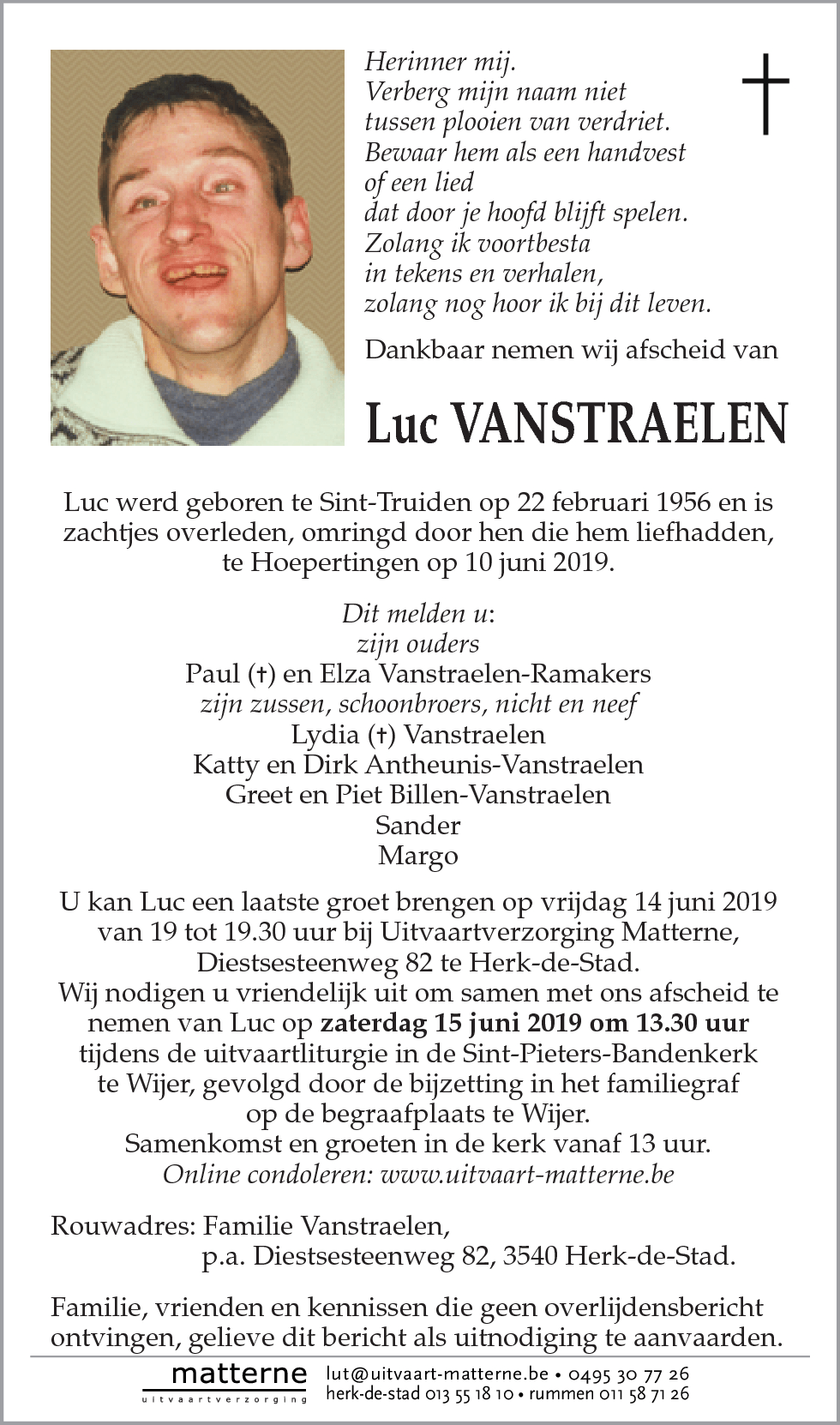 Luc Vanstraelen