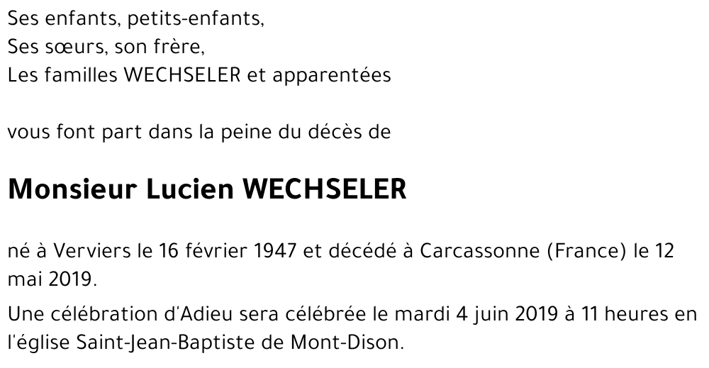 Lucien WESCHELER
