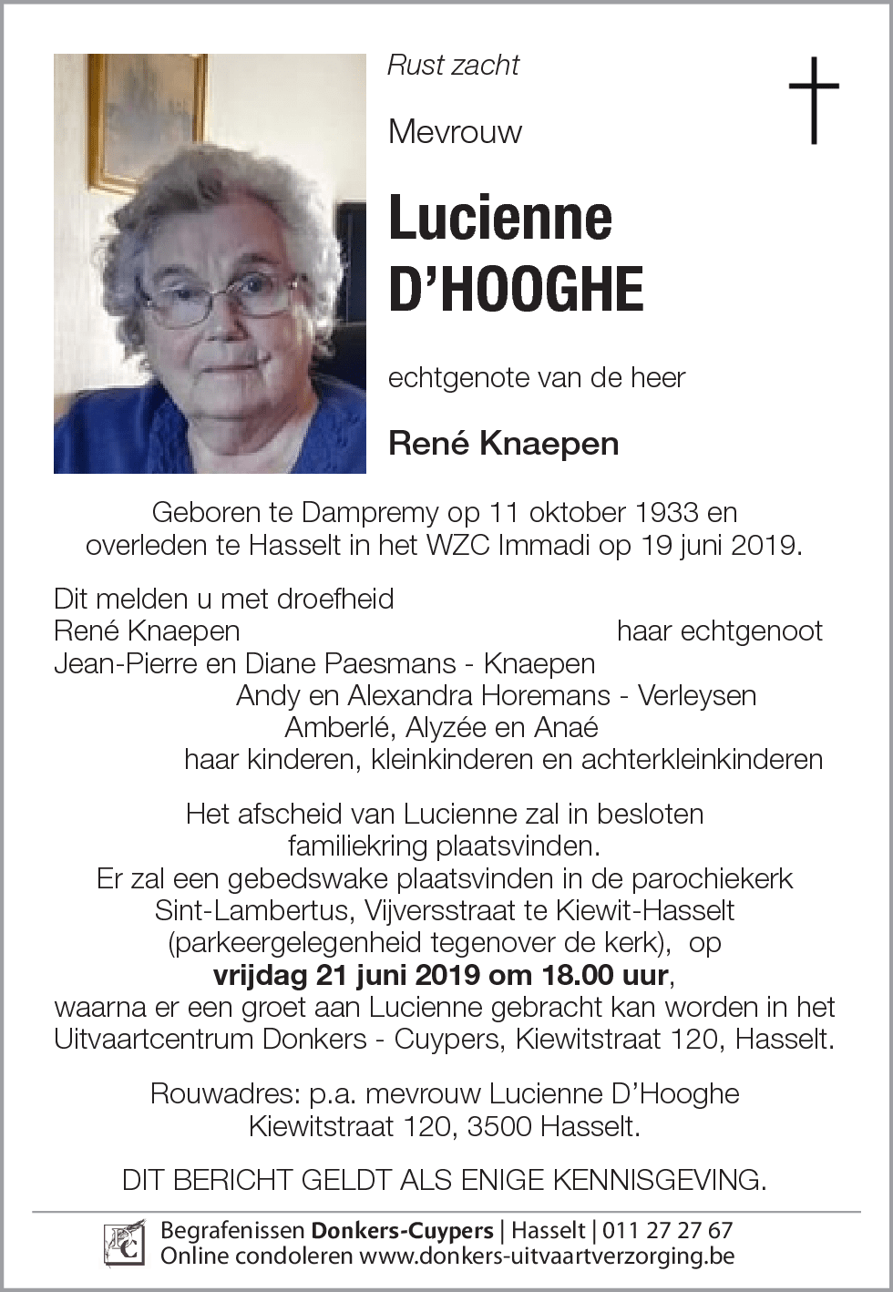 Lucienne D’Hooghe