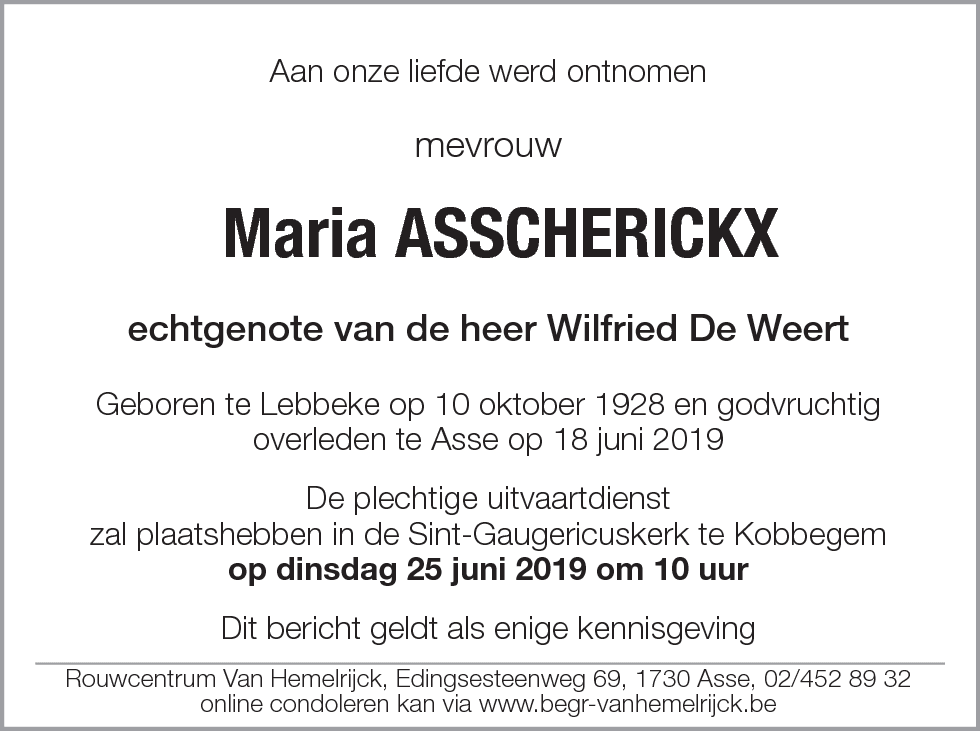 Maria Asscherickx