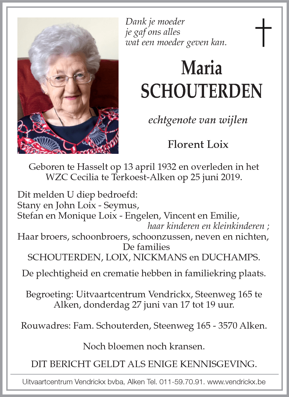 Maria Schouterden