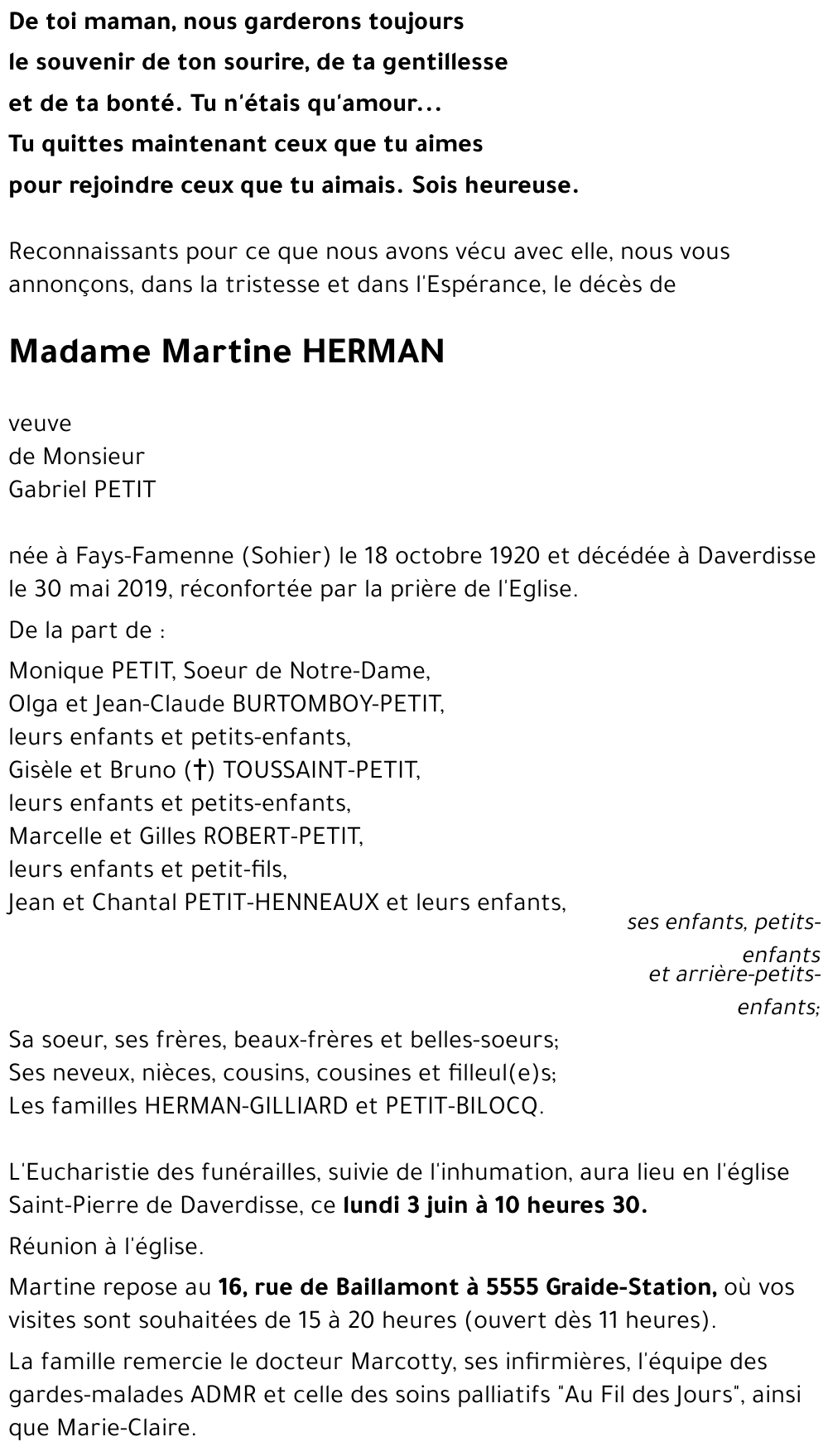 Martine HERMAN