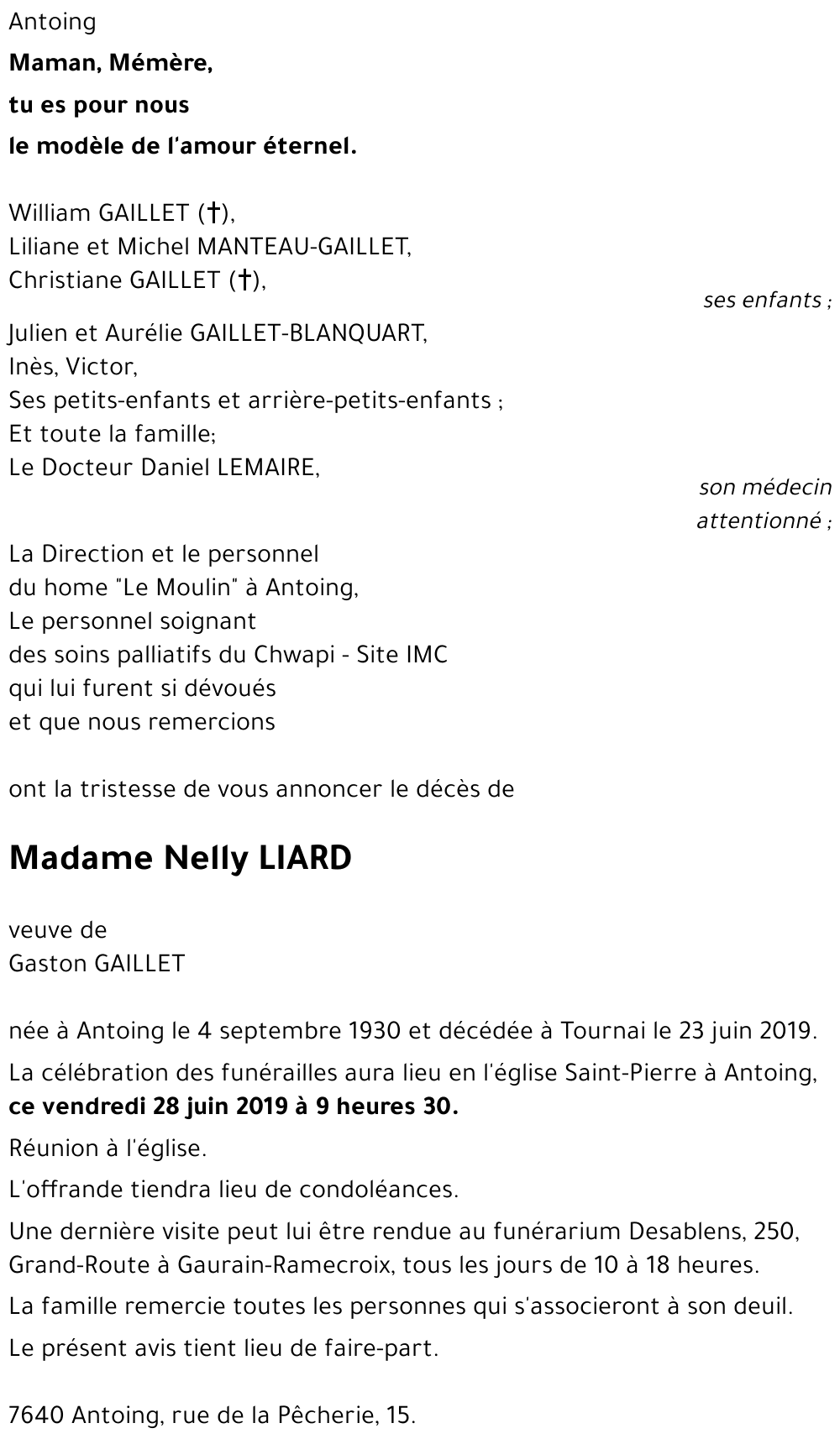 Nelly LIARD