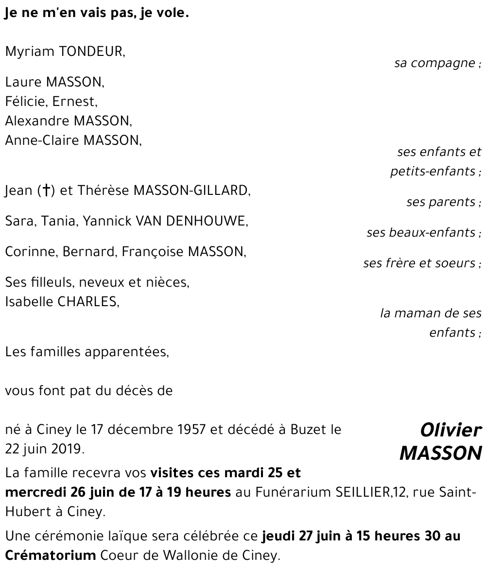 Olivier MASSON