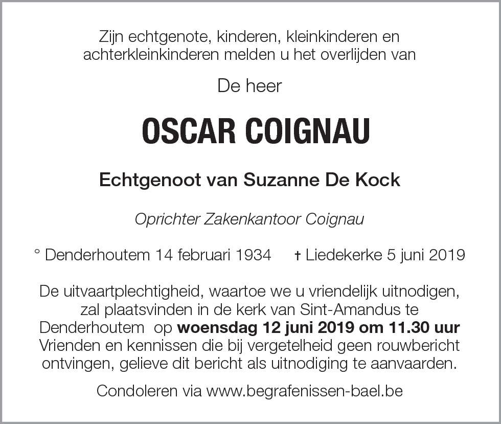 OSCAR COIGNAU