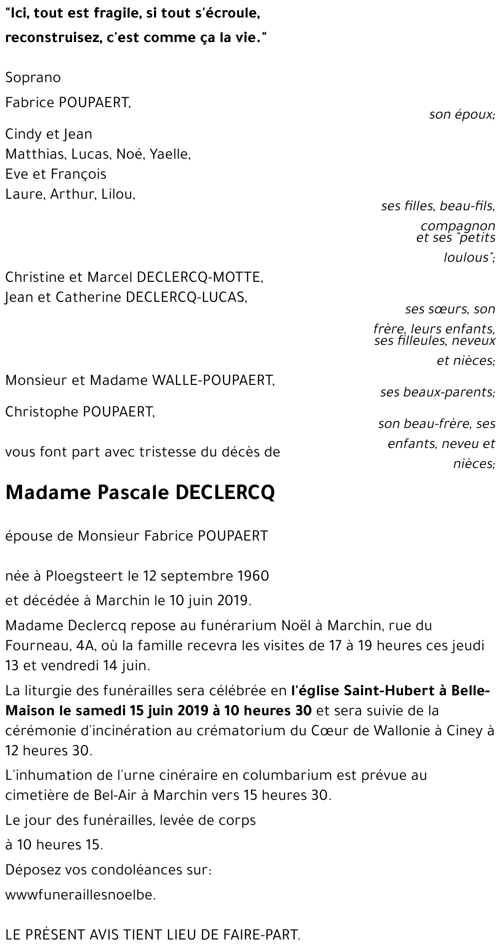 Pascale DECLERCQ