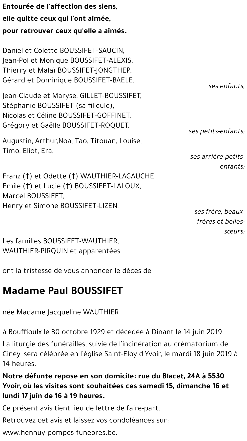 Paul BOUSSIFET