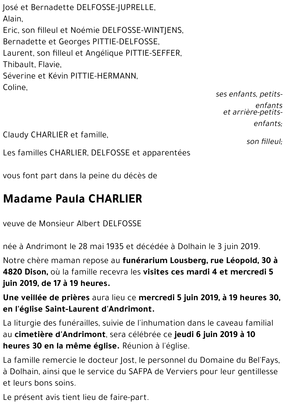 Paula CHARLIER