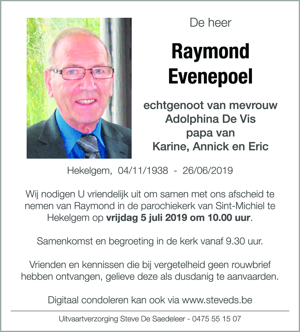 Raymond Evenepoel