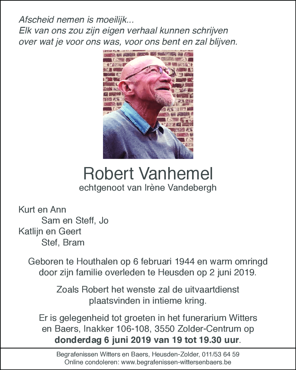 Robert Vanhemel