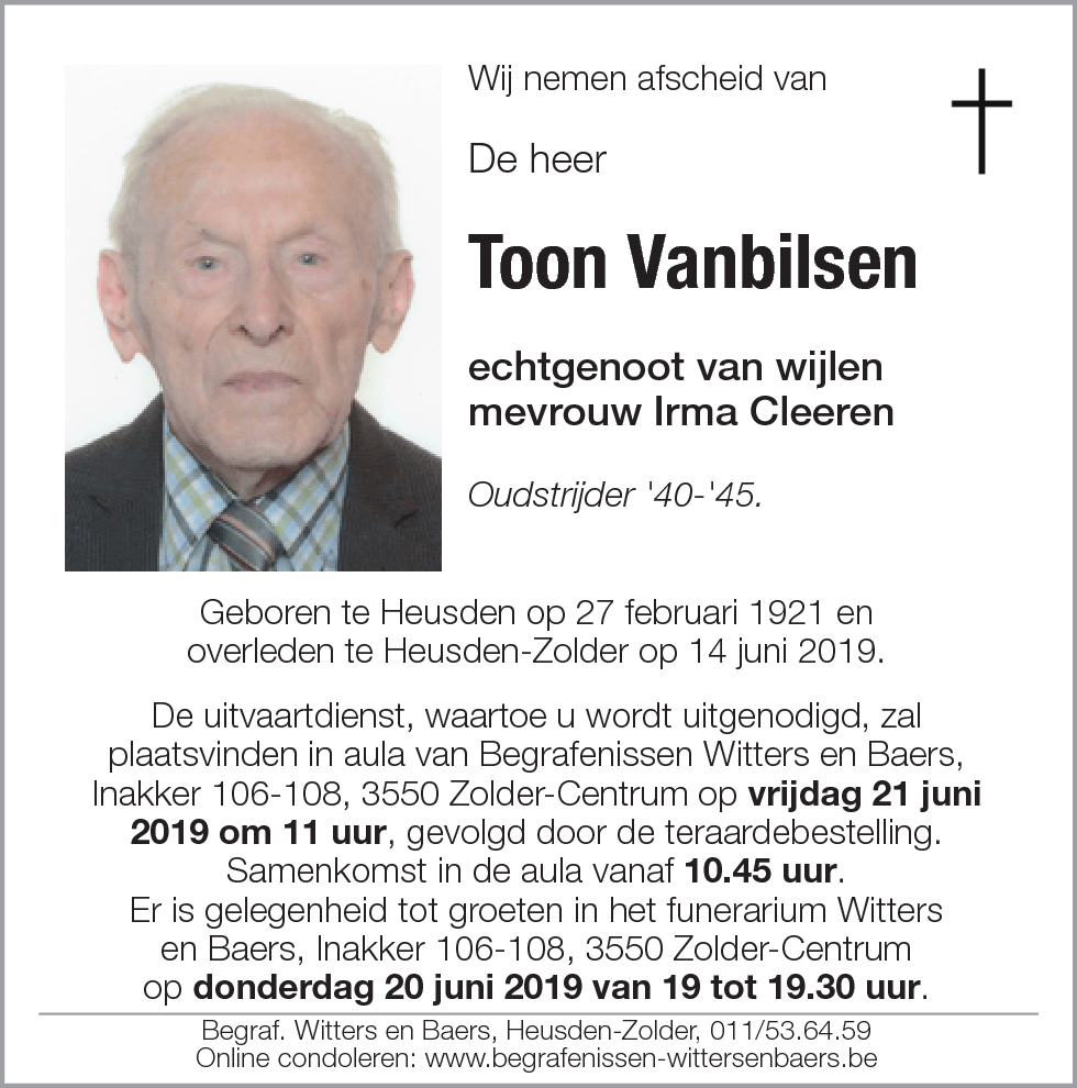 Toon Vanbilsen