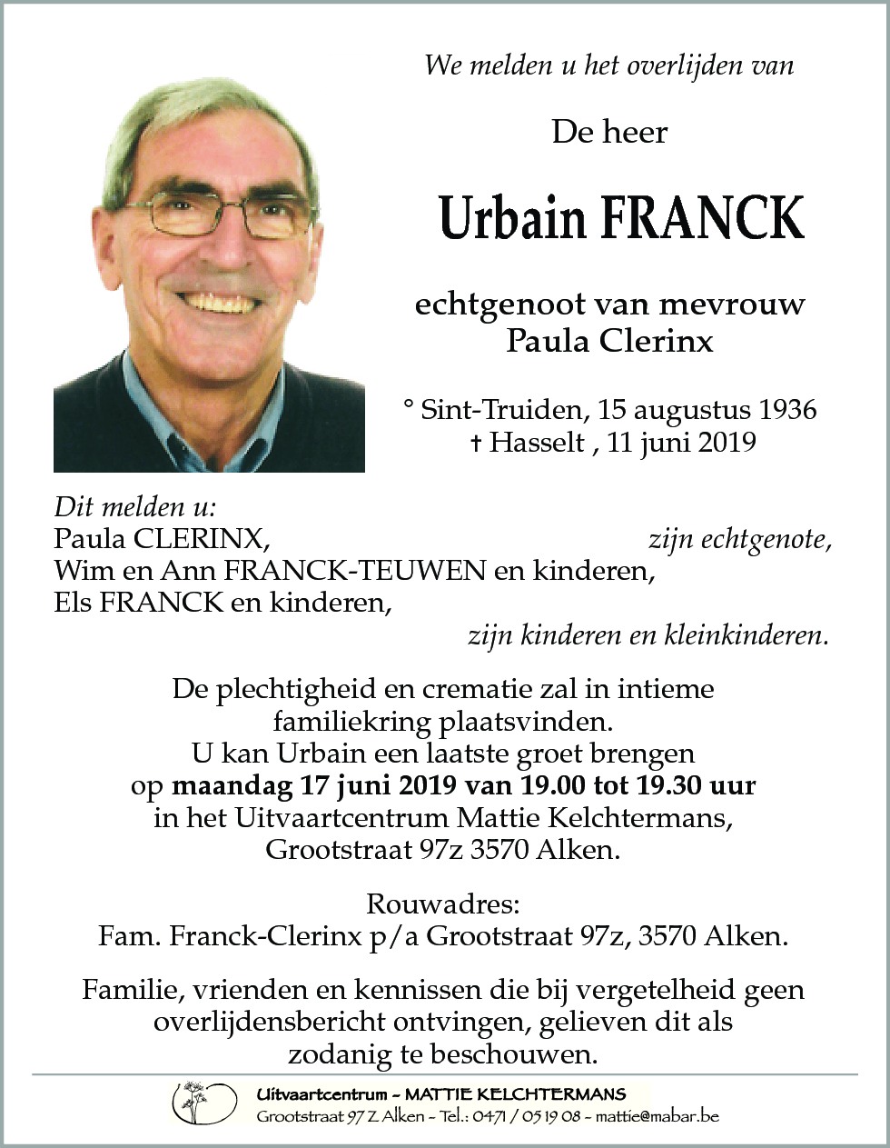 Urbain FRANCK