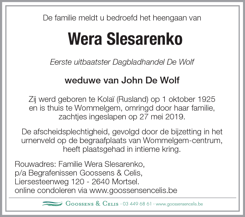 Wera Slesarenko