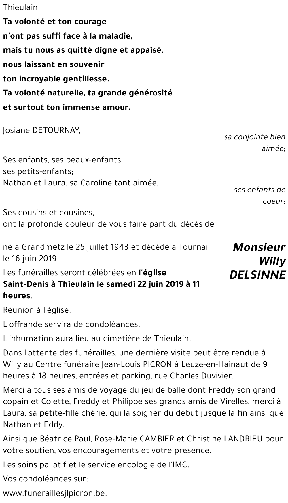Willy DELSINNE