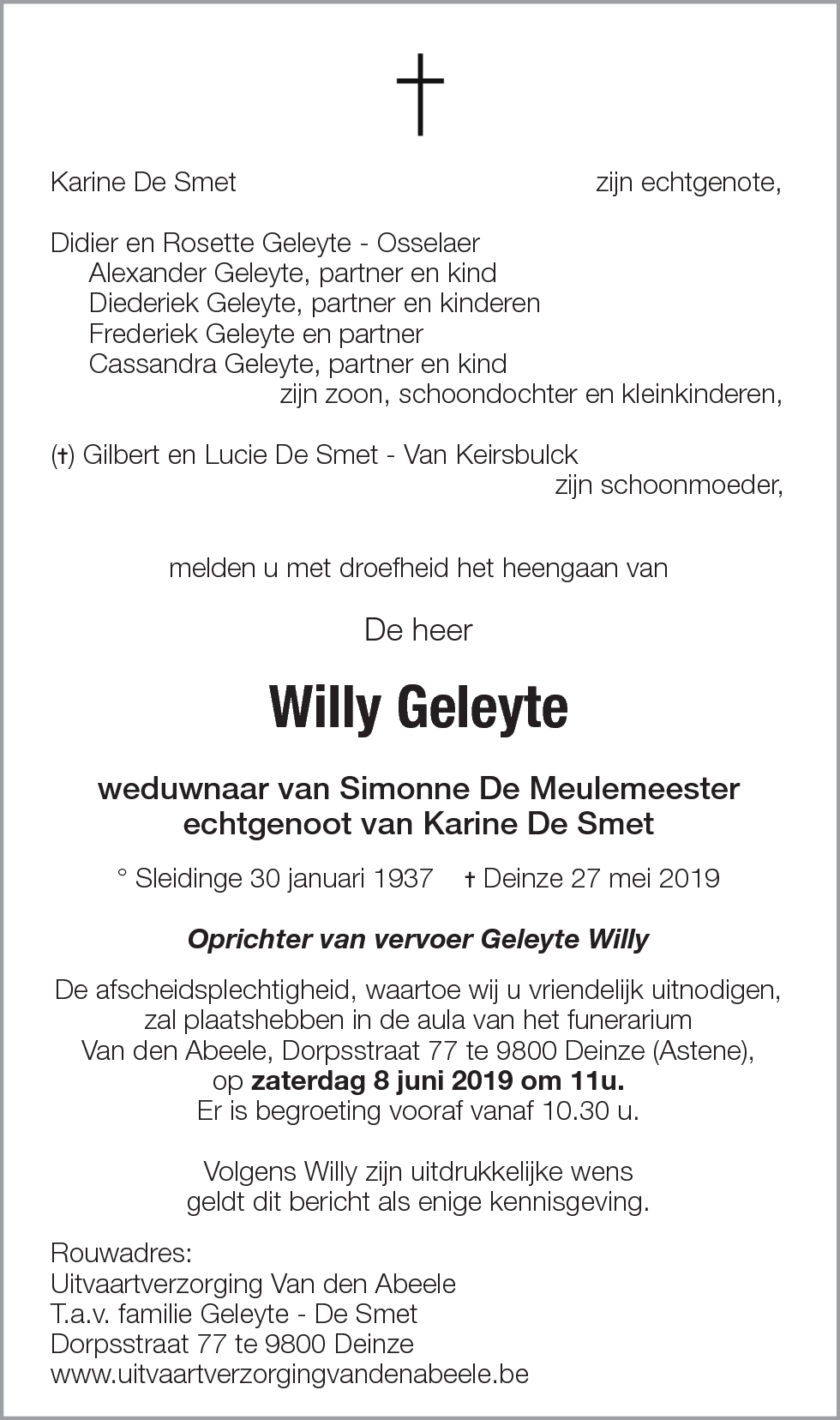 Willy Geleyte