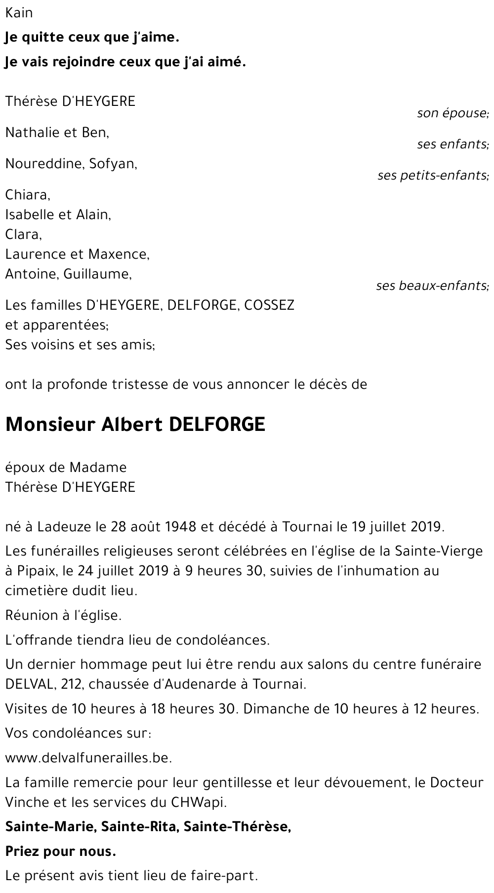 Albert DELFORGE