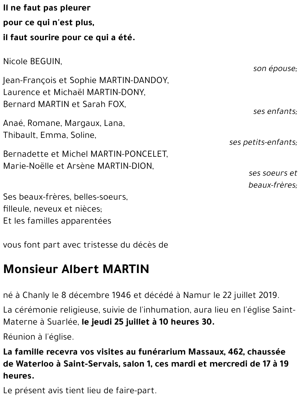 Albert MARTIN