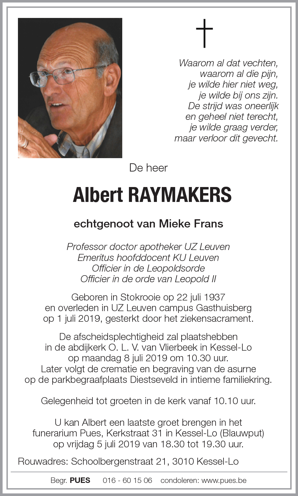 Albert Raymakers