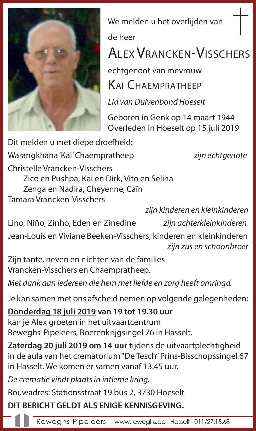 Alex Vrancken-Visschers