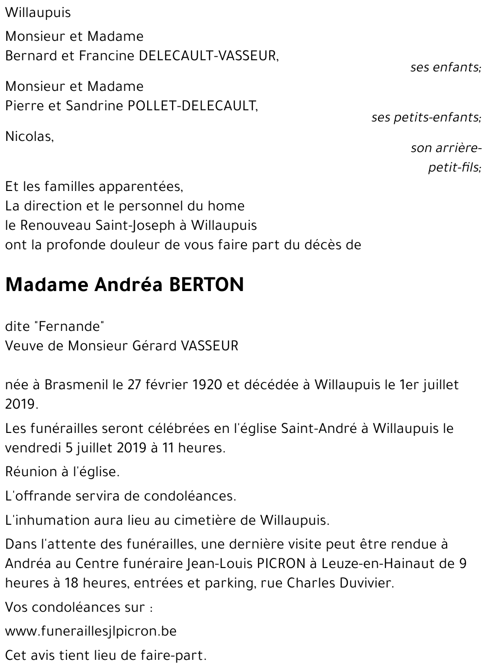 Andréa BERTON