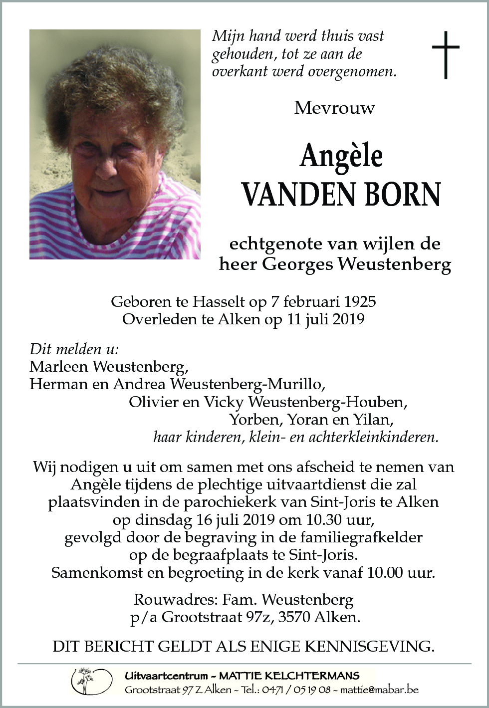 Angèle Vanden Borne