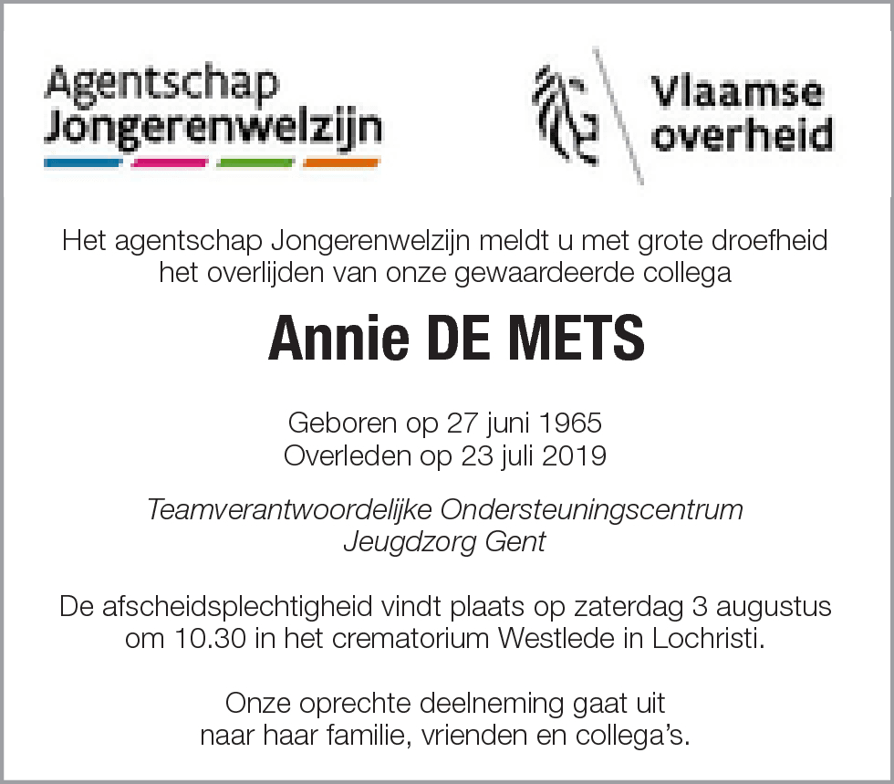 Annie de mets