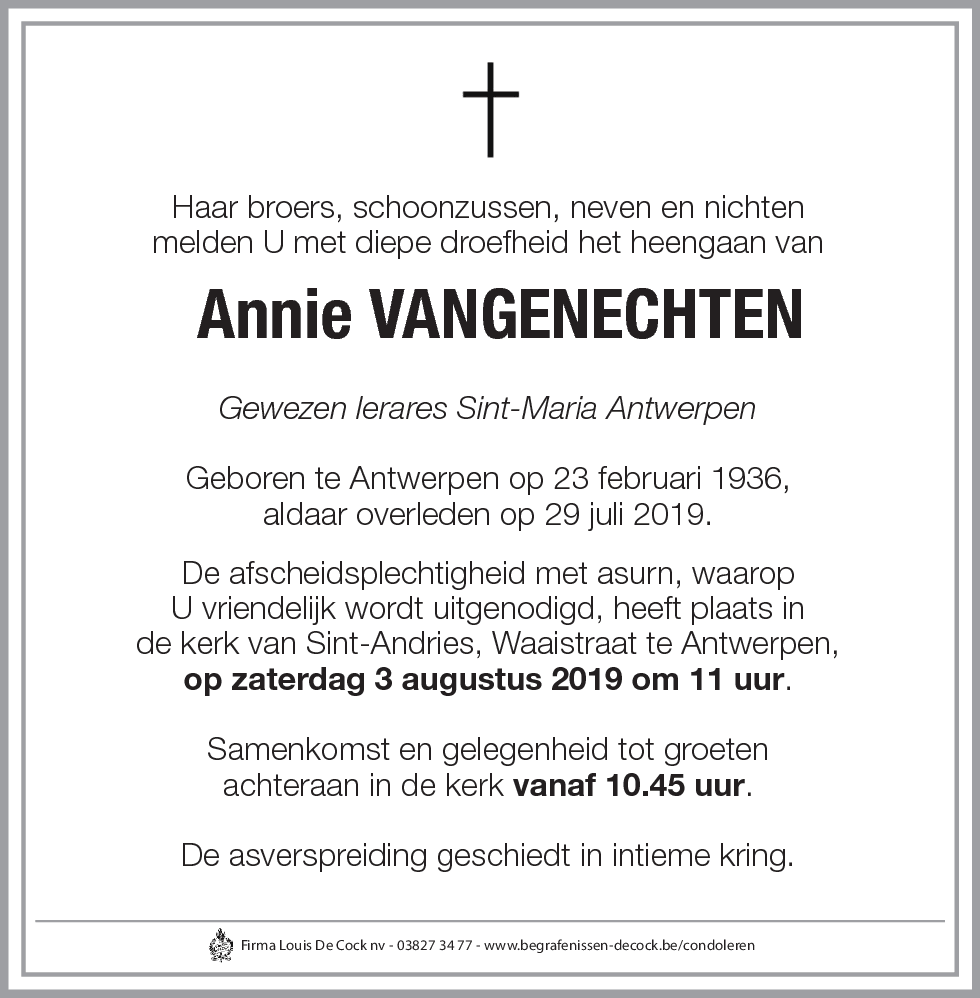 Annie Vangenechten