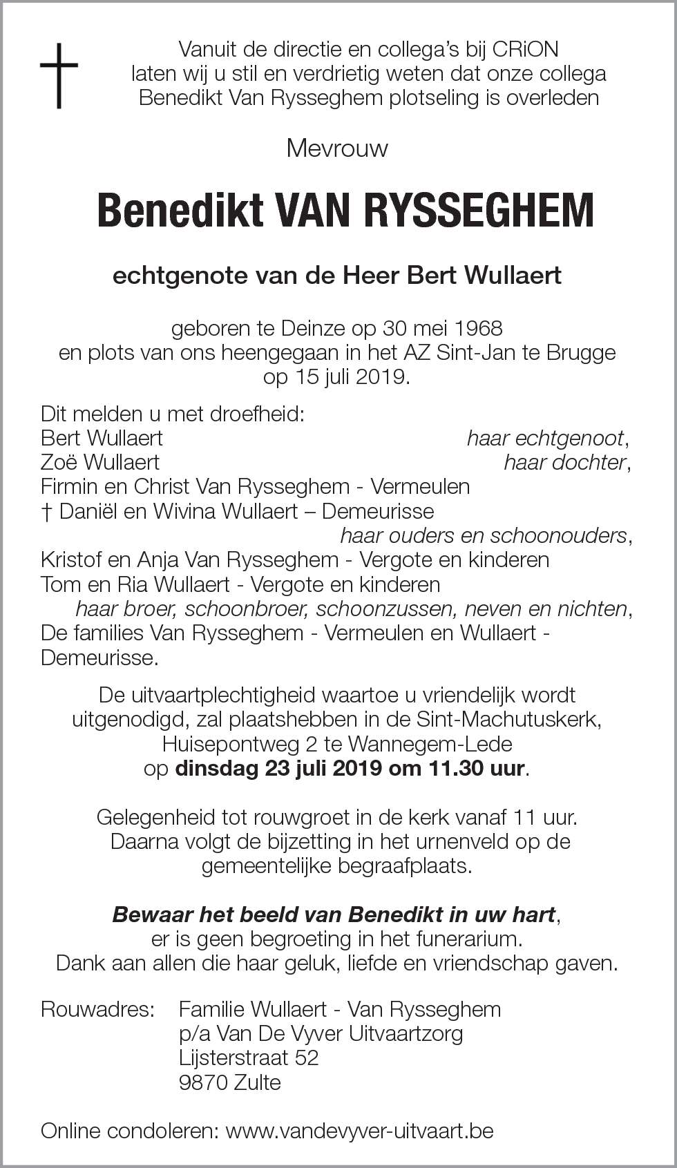 Benedikt Van Rysseghem